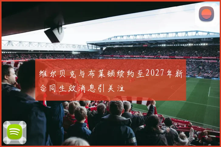 维尔贝克与布莱顿续约至2027年新合同生效消息引关注